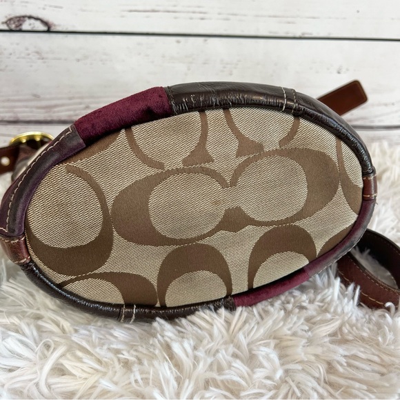 Coach Holiday Patchwork Bleecker Duffle Shoulder Bag Y2k - Picture 13 of 17